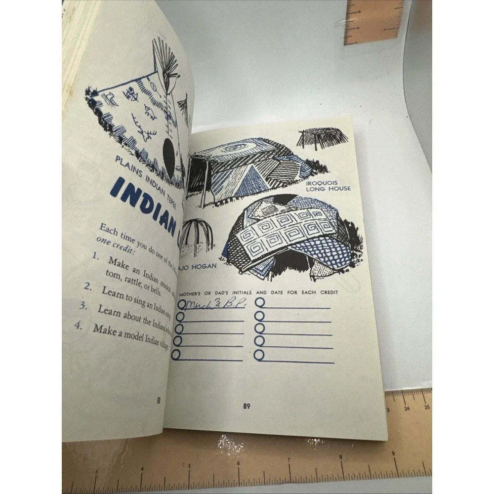 Vtg 1961 BEAR CUB SCOUT BOOK BOY SCOUTS AMERICA HANDBOOK
